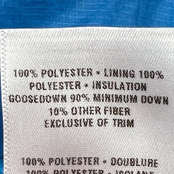 Patagonia Down Sweater Vest Mens Small Blue Full Zip Puffer 84261 - Picture 10 of 10